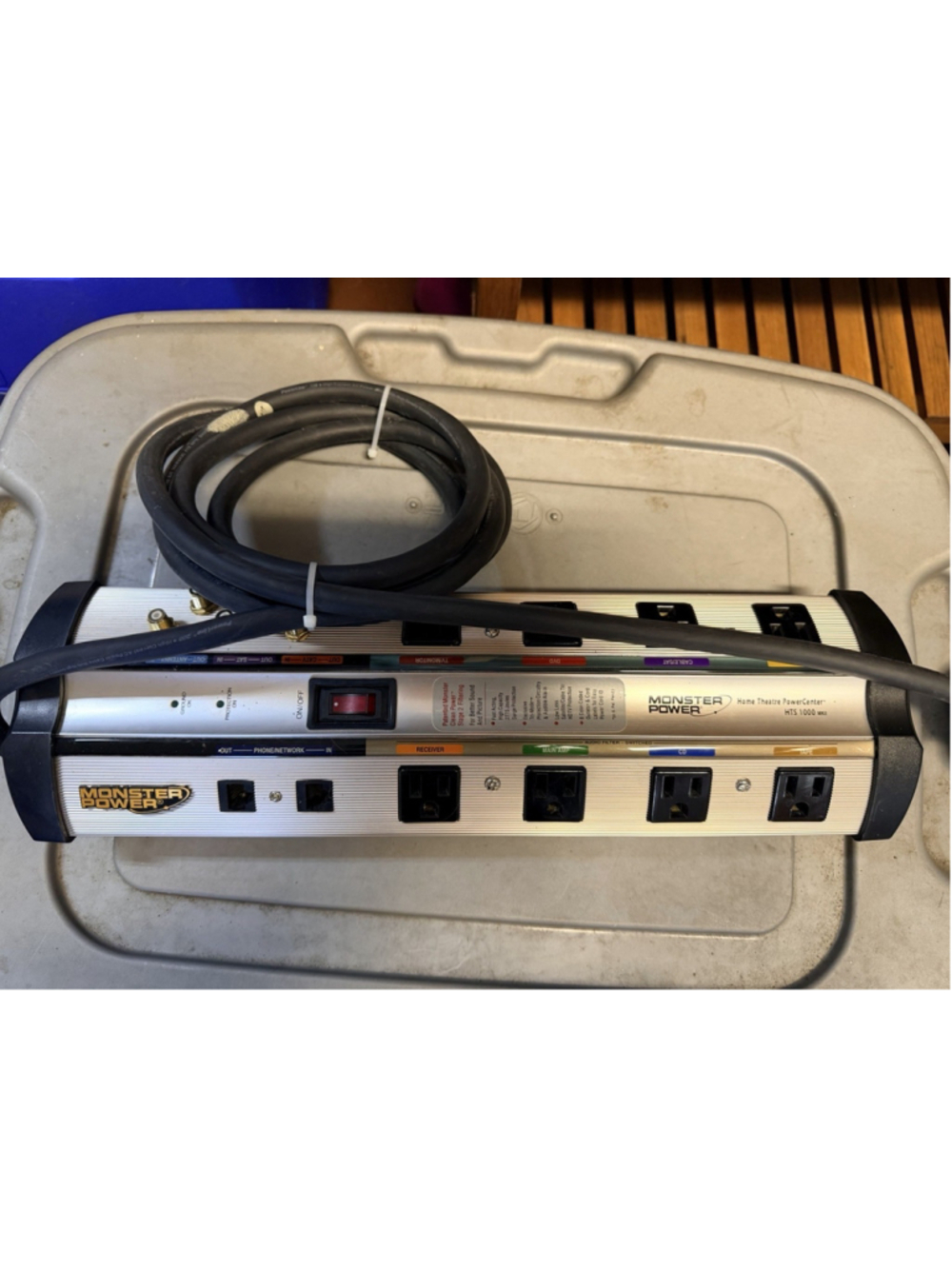 Monster Home Theater Power Center HTS 1000 MKII Surge Protector